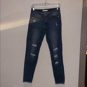 Super cute ripped and frayed jeans